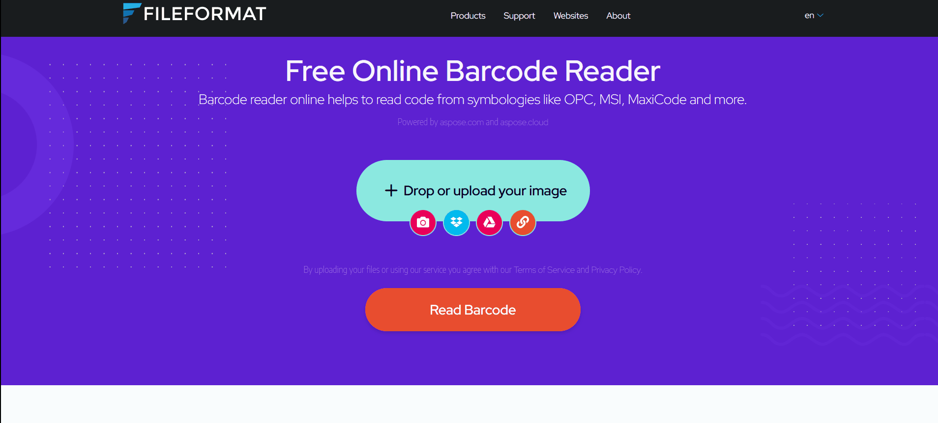 How to read barcode online