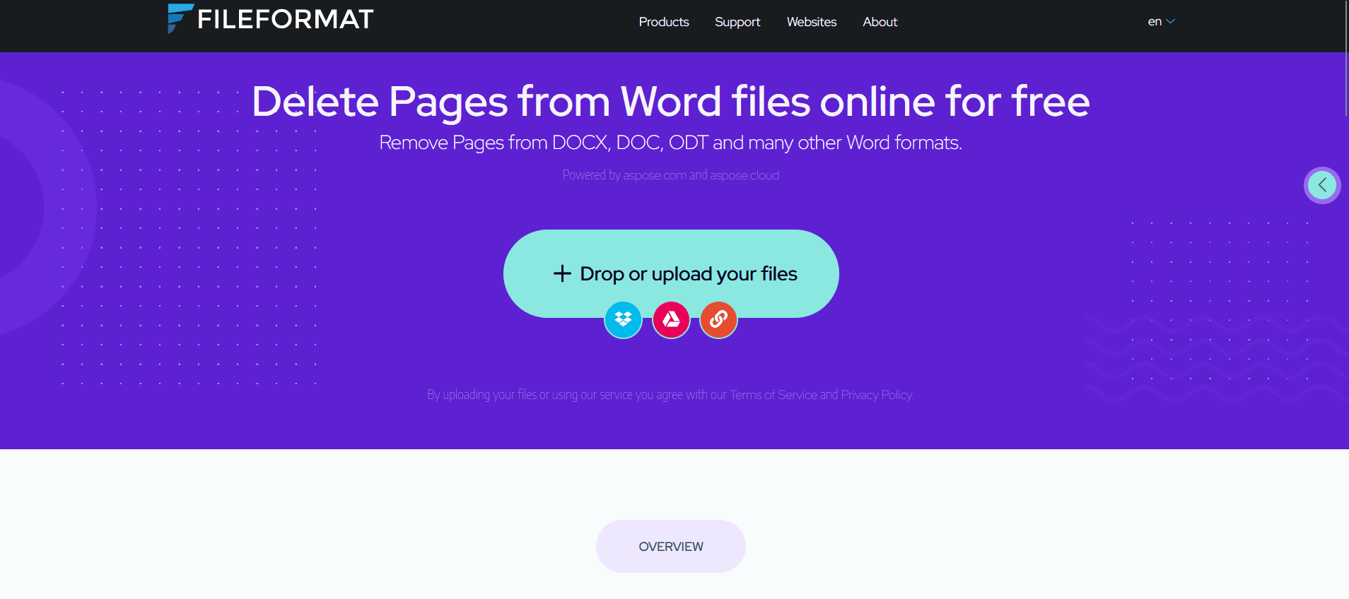 How to remove pages online